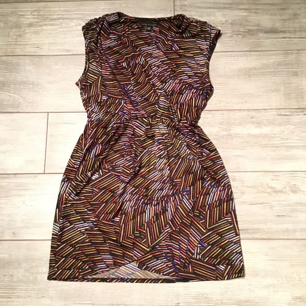 2/$30 City Triangles Dress Geometric Asymmetrical